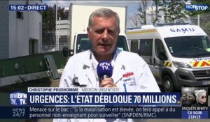 70 millions d'euros débloqués pour les urgences: pour Christophe Prudhomme, "c'est un premier geste mais on est loin du compte"