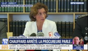 Selon la procureure, le chauffard de Lorient a été arrêté "sans résistance de sa part"