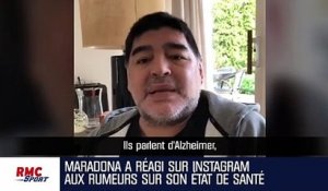 Maradona assure qu'il n'est "pas mourant" et qu'il ne souffre pas d'azheimer