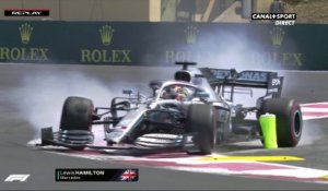 Lewis Hamilton part à la faute et emporte tout sur son passage !