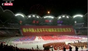 Corée du Nord : spectacle géant en l’honneur du président chinois