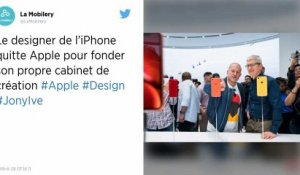 Le designer de l’iPhone quitte Apple pour fonder son propre cabinet de création
