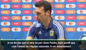 Scaloni : "Juan Foyth est l'avenir de la sélection"