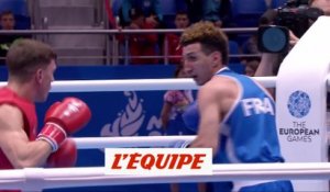Oumiha en finale - Jeux Européens - Boxe