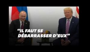 Au G20, Donald Trump et Vladimir Poutine plaisantent sur les journalistes