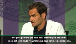 Wimbledon - Federer : "La concurrence avec Novak et Rafa ? C'était fun..."