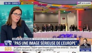 Conseil européen suspendu: Amélie de Montchalin assure qu'un accord sera trouvé ce mardi