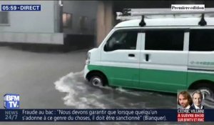 Au sud du Japon, plus d'un million de personnes reçoivent l'ordre d'évacuer à cause des pluies torrentielles