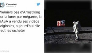 Par mégarde, la Nasa a vendu ses vidéos originales des premiers pas d’Armstrong sur la Lune