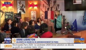 Municipales à Paris: Anne Lebreton se désiste au profit de Cédric Villani