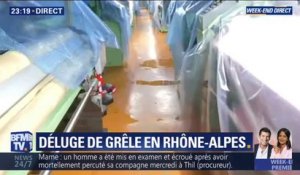 Une entreprise de tissage touchée par un déluge de grêle dans la Loire