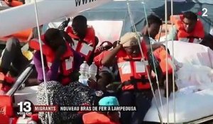 Migrants : nouveau bras de fer à Lampedusa
