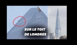 À Londres, un homme escalade "The Shard" à mains nues