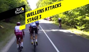 Attaque de Wellens / Wellens attacks - Étape 3 / Stage 3 - Tour de France 2019