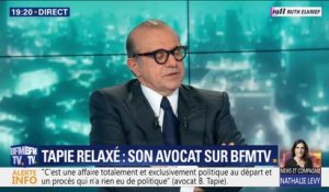 Bernard Tapie relaxé: son avocat décrit "une affaire totalement et exclusivement politique au départ"