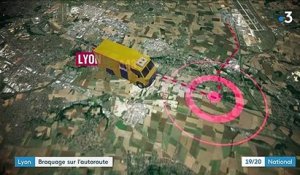 Lyon : braquage sur l'autoroute