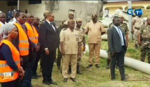 RTG  - Visite d’inspection du ministre de la justice garde des sceaux à la prison centrale de Libreville