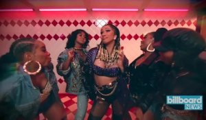 Cardi B and Bruno Mars Share Music Video For "Please Me" | Billboard News
