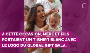 PHOTOS. Eva Longoria radieuse au Global Gift House avec son fi...