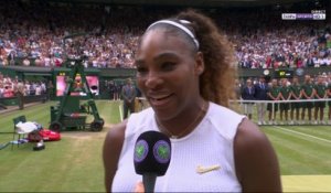 Wimbledon / Serena : "Halep a joué a un niveau fabuleux !"