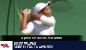 Wimbledon : "C’était la journée de Halep" concède S. Williams