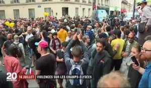 14-Juillet : des tensions après le défilé des Champs-Élysées