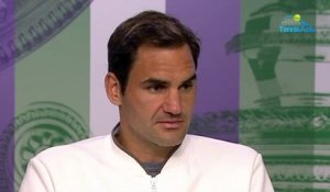 Wimbledon 2019 - Roger Federer : "Je ne sais pas où je perds la finale"