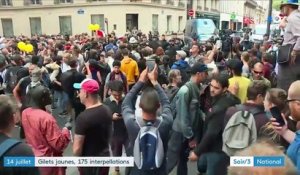 Paris : les "gilets jaunes" ont réussi à perturber le 14-Juillet