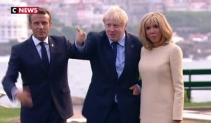 Boris Johnson à l'aise pour son premier G7
