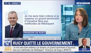 "Je me sens bien, même si je ressens un grand sentiment d'injustice face aux méthodes de Mediapart" (François de Rugy à BFMTV)