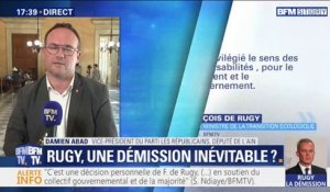 Démission de François de Rugy: Damien Abad "ne veut pas que l'on profite de ces affaires pour créer davantage de suspicions"