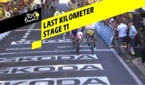 Last kilometer / Flamme rouge - Étape 11 / Stage 11 - Tour de France 2019