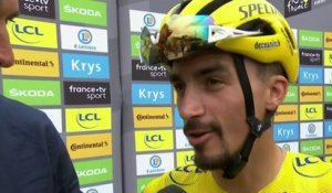Tour de France 2019 / Julian Alaphilippe "L'objectif, c'est d'être encore en jaune ce soir"