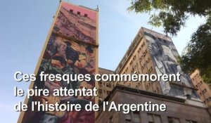 25 ans après, l'attentat de l'Amia sur les murs de Buenos Aires