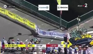 Tour de France 2019 : le Belge Wout van Aert chute violemment dans le contre-la-montre