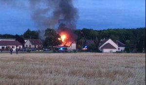 Incendie d'un pavillon à Ruvigny
