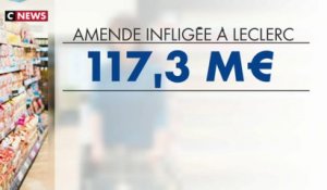 Concurrence : Bercy réclame 117 millions d'euros à E.Leclerc, une amende sans précédent