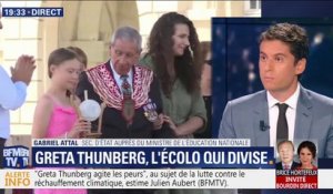 Gabriel Attal: Greta Thunberg "a engagé un mouvement historique, elle est totalement légitime à s'exprimer à l'Assemblée"