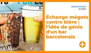 Échange mégots contre bière : l'idée de génie d'un bar barcelonais