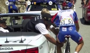 Tour de France 2019 : Terrible, Thibaut Pinot blessé à la cuisse gauche est au plus mal !