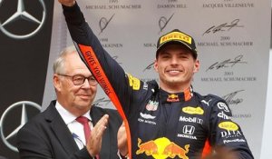 Verstappen remporte un Grand Prix d'Allemagne troublé par la pluie