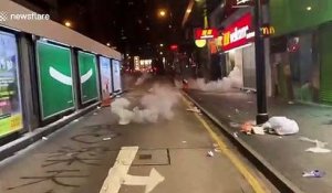 Comment éviter les gaz lacrymo ? Technique des manifestants d'Hong Kong