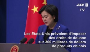 Pékin menace de "contre-mesures" si les USA imposent de nouveaux tarifs douaniers
