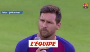 Messi ambitieux devant le Camp Nou - Foot - Barça