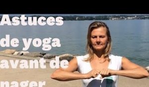 3 postures de yoga pour se préparer avant d'aller nager