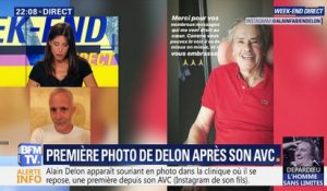 Photo d'Alain Delon: ""Il est fidèle à sa légende, d'un homme robuste""