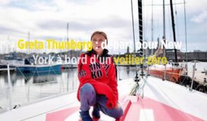 Greta Thunberg : départ pour New York à bord d'un voilier zéro carbone