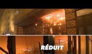 Les images de l'incendie qui a ravagé le marché de Levallois-Perret