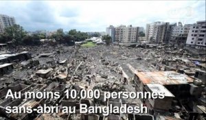 Bangladesh: 10.000 personnes sans toit après un incendie dans un bidonville