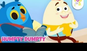 Humpty Dumpty Sat On A Wall  | Nursery Rhymes & Baby Songs | KinToons